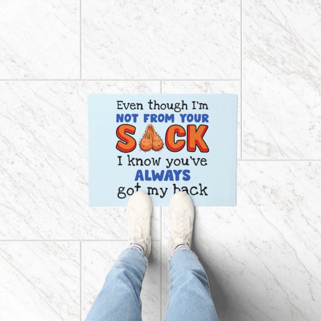 Paillasson Même si je ne suis pas de ton sac, je sais que tu  (Intérieur)