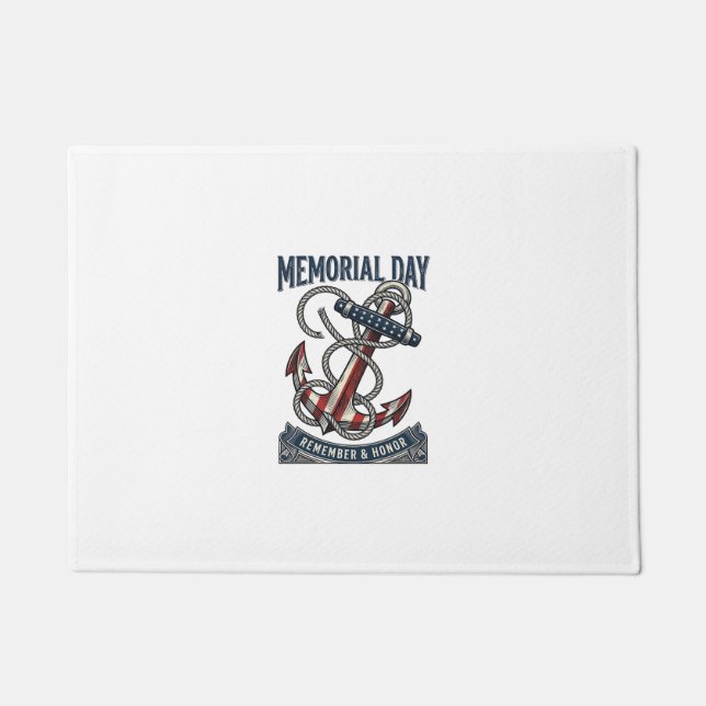 Paillasson Memorial Day Anchor Remember Honor Vintage Shirt_1 (Devant)