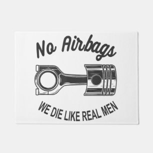 Paillasson Mens Speed Racing Sports Car No Airbags - We Die L