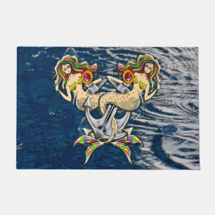 Paillasson Mermaids - Design nautique pour les amoureux des o