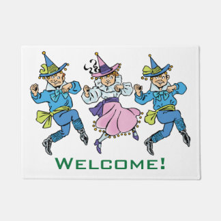 Paillasson Merveilleux Magicien d'Oz, Mignons Munchkins Danse