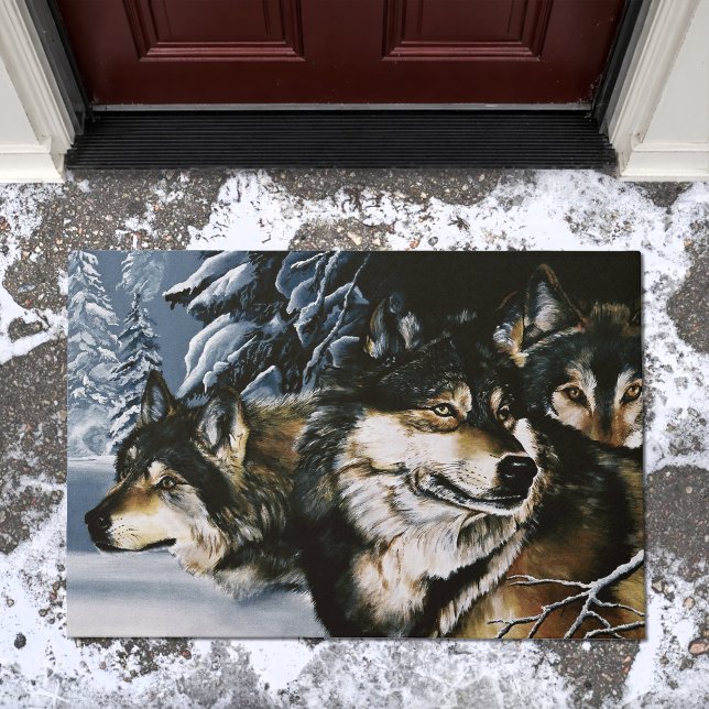 Paillasson Meute de loups (Créateur téléchargé)
