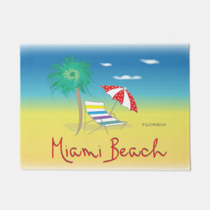 Paillasson Miami Beach, Floride, Cool