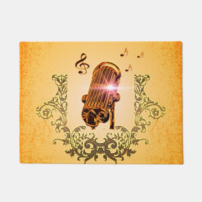 Paillasson Microphone impressionnant (Devant)