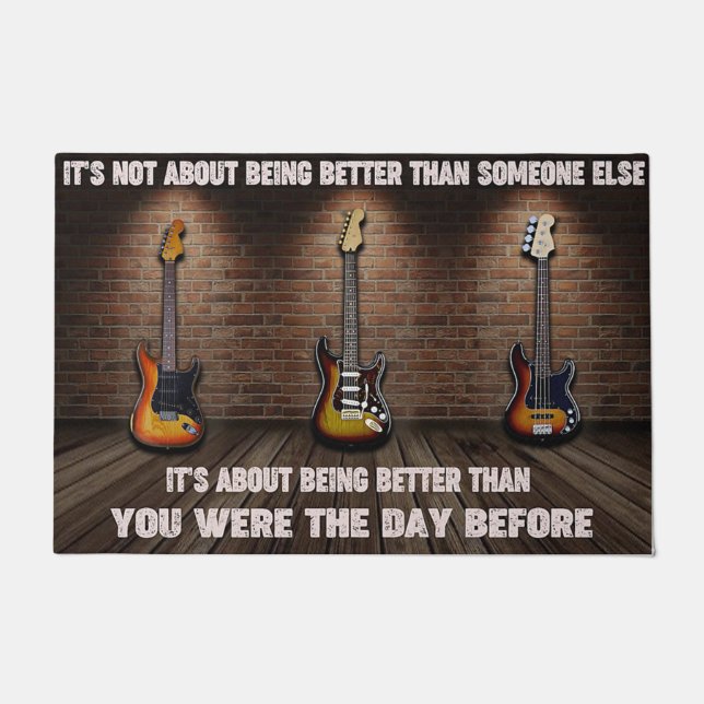 Paillasson Mieux Que Vous N'Étiez Le Jour Avant (Devant)