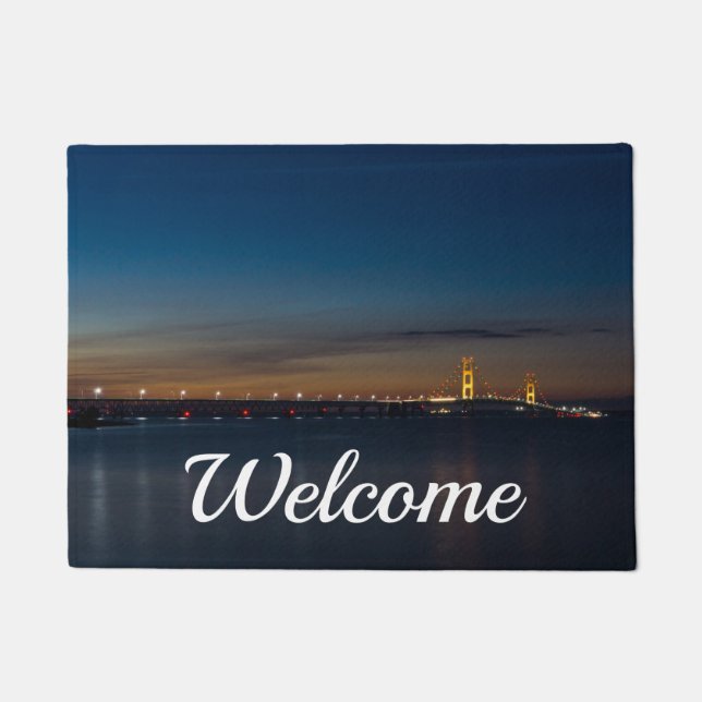 Paillasson Mighty Mac at Night Pano Welcome Doormat (Devant)