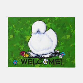 Paillasson Mignonne Silkie Poulet mat