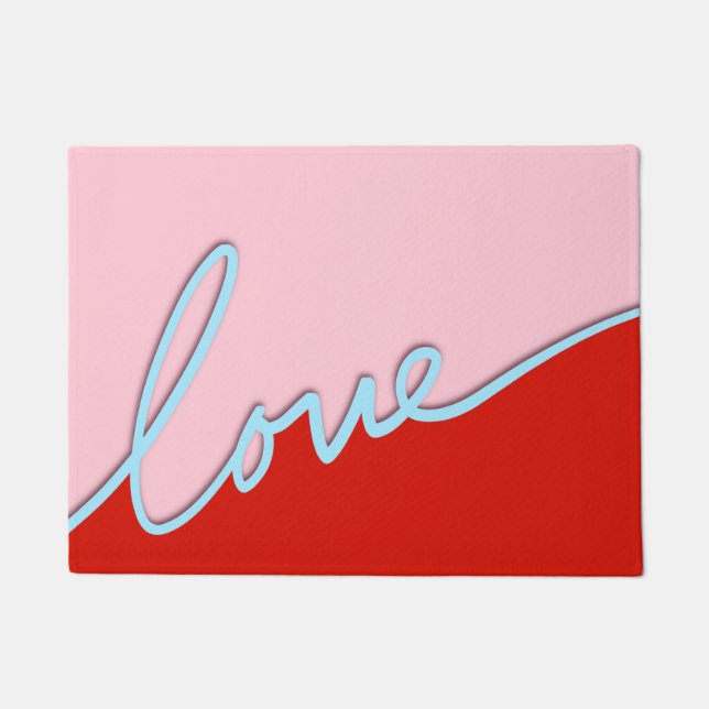 Paillasson Miniature Script Valentines Coir (Devant)