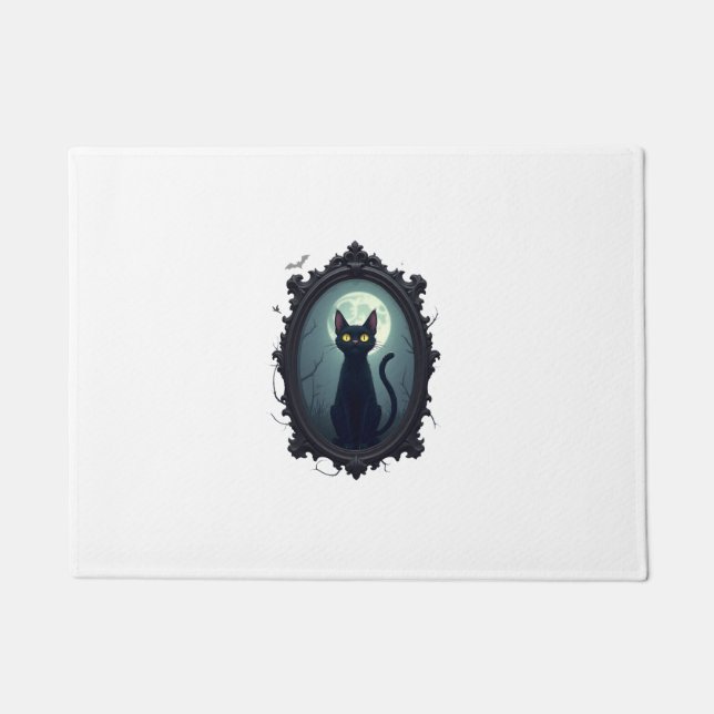 Paillasson Miroir de chat hanté (Devant)
