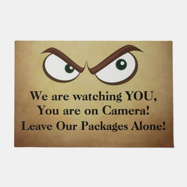 Paillasson Mise en garde des pirates Porch Dellivery ! (Devant)