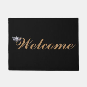 Paillasson Miss America style Crown Welcome Porte Mat personn