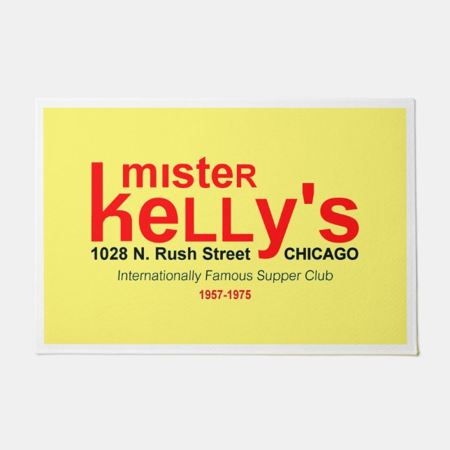 Paillasson Mister Kelly's Supper Club, Rush St., Chicago, IL (Devant)