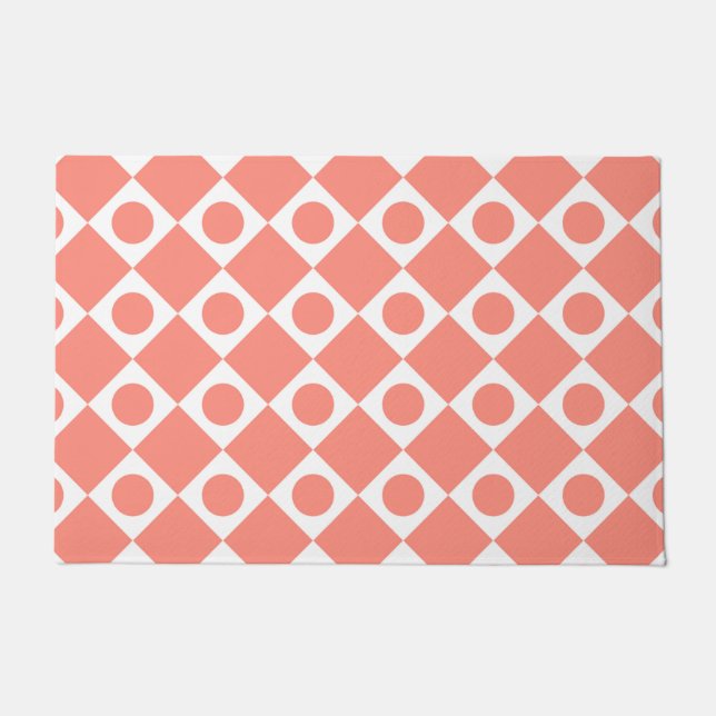 Paillasson Mod Retro 60's Cantaloupe (Devant)