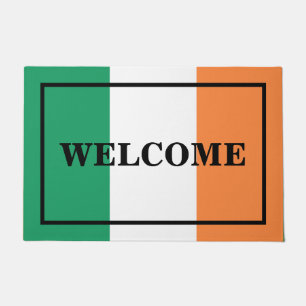 Paillasson MODÈLE DE BIENVENUE PERSONNALISABLE sur le drapeau