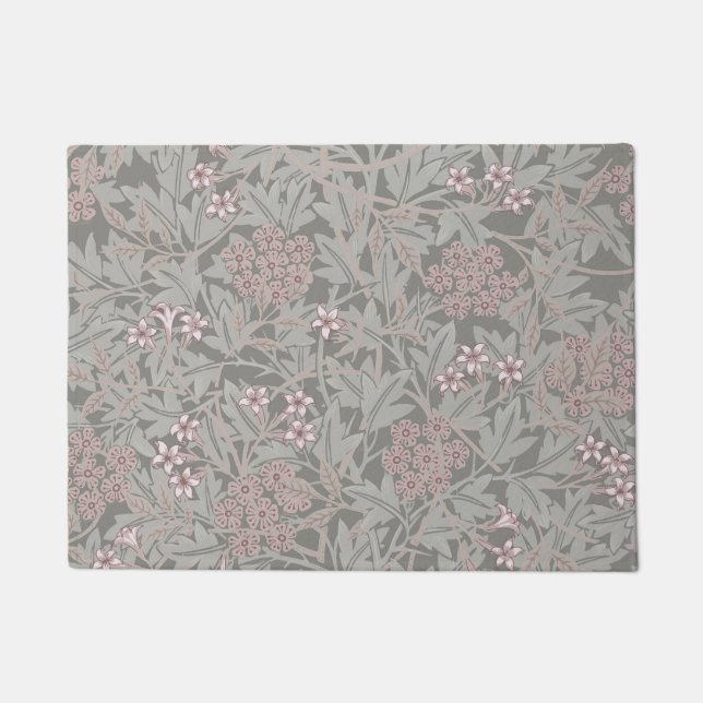 Paillasson Modèle de fleur de jasmin de William Morris (Devant)