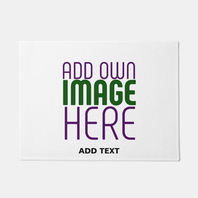 PAILLASSON MODÈLE DE TEXTE D'IMAGE BLANCHE SIMPLE MODERNE (Devant)