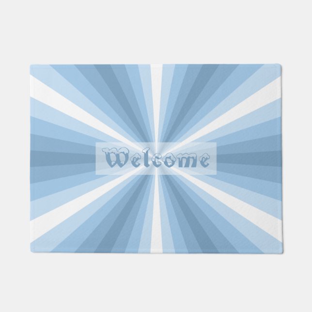 Paillasson Modèle d'illusion hivernale (Devant)