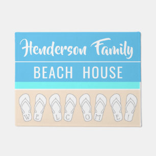 Paillasson Modèle moderne de maison de vacances de famille d