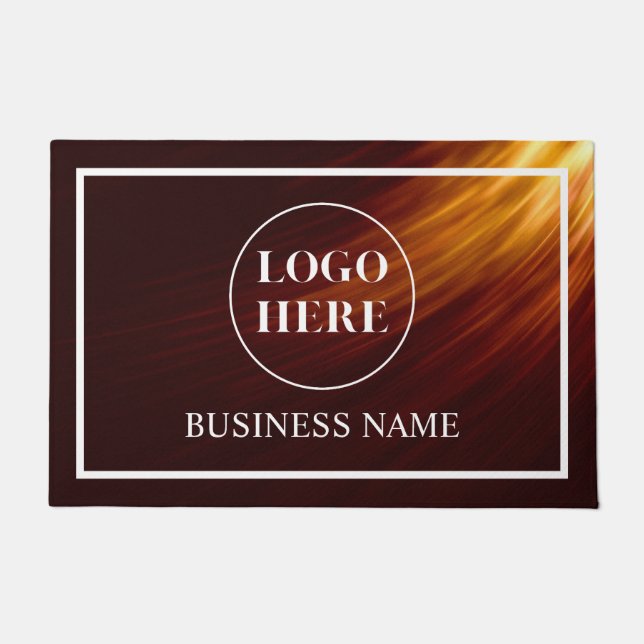 Paillasson Modern Elegant Business Logo Doormat (Devant)