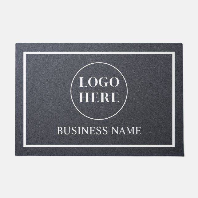 Paillasson Modern Elegant Business Logo Doormat (Devant)