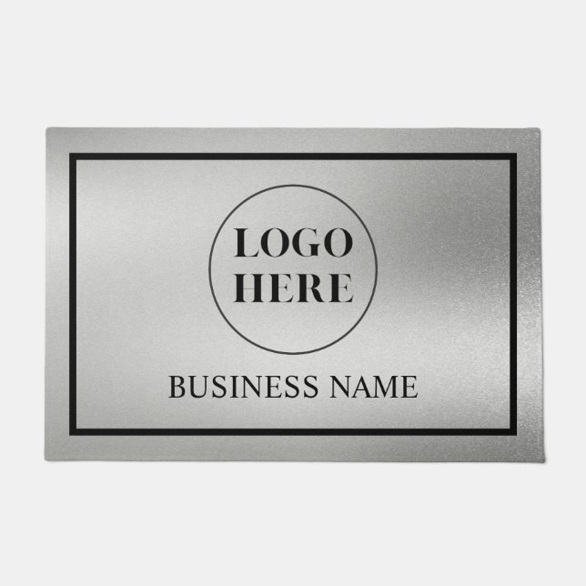 Paillasson Modern Elegant Business Logo Doormat (Devant)