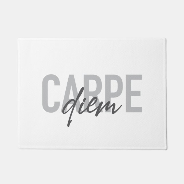 Paillasson Modern, simple, urban, cool design Carpe Diem (Devant)