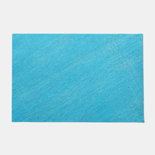 Paillasson Moderne Abstrait Bleu (Devant)