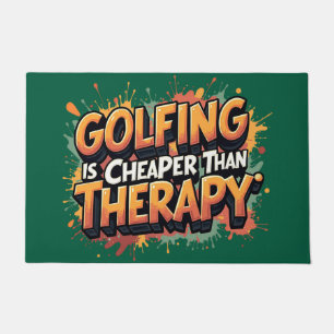 Paillasson Moderne Humoristique Golf Therapy Amusant