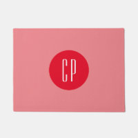 Moderne Monogramme Professionnel Plat Initiales si