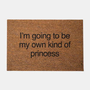 Paillasson mon propre type de doormat princess