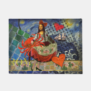 Paillasson Mona Lisa Fun Zodiaque Fantaisiste