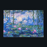 Paillasson Monet : Lys d'eau 1919<br><div class="desc">Claude Monet : Water Lilies Red,  1919,  oeuvre d'impressionnisme</div>