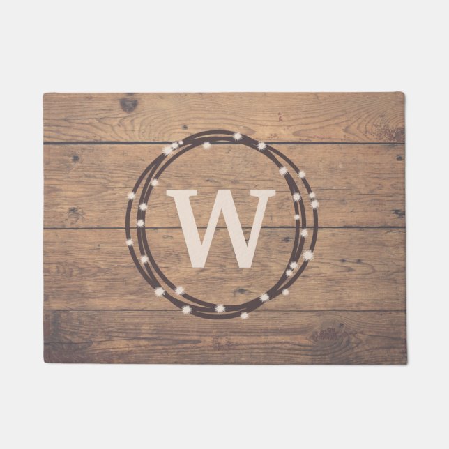 Paillasson Monogram design (Devant)