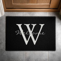 Monogramme moderne Accent de porte de bienvenue po