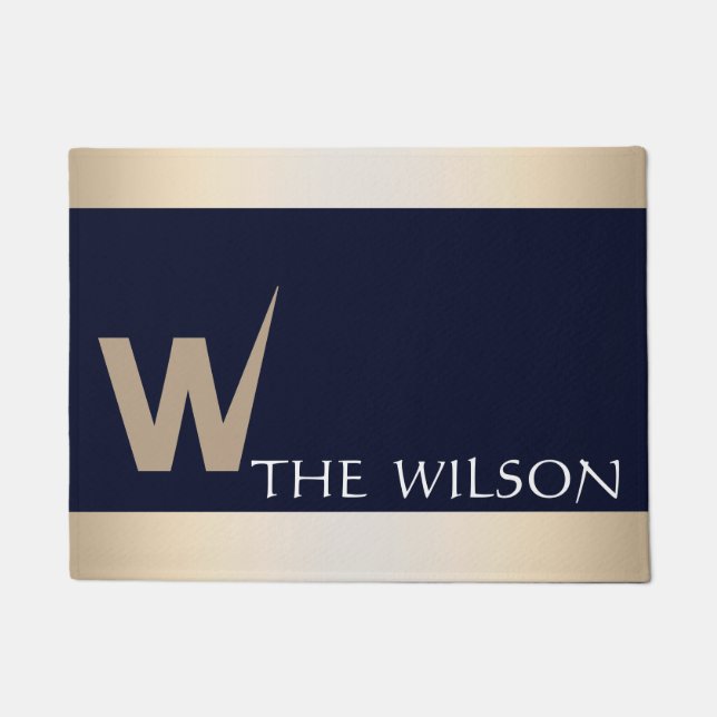 Paillasson Monogramme personnalisé (Devant)