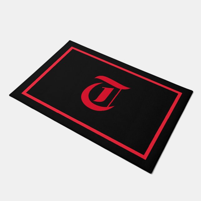 Paillasson Monogramme T Vieux matelas anglais (Incliné)