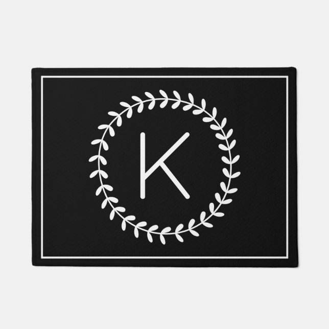 Paillasson Monogramme Wreath (Devant)