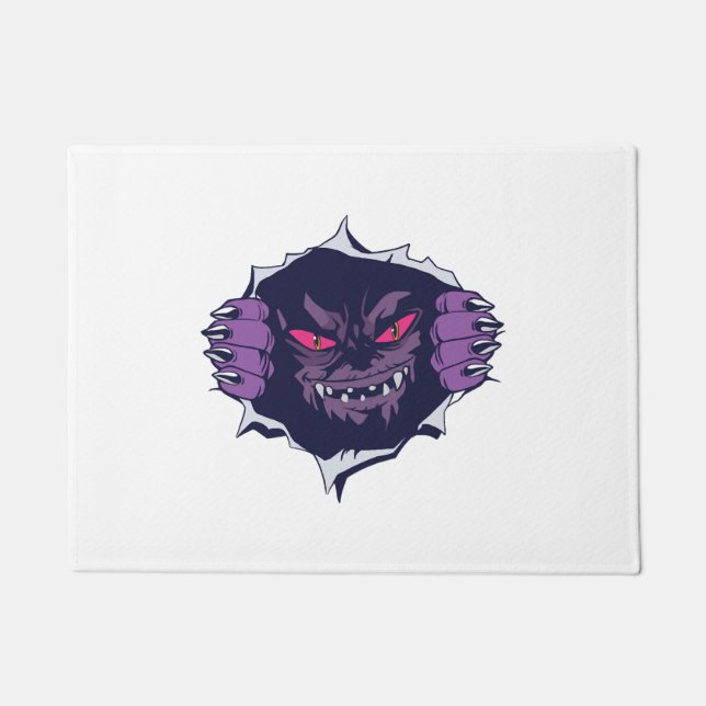 Paillasson Monstre d'Halloween (Devant)