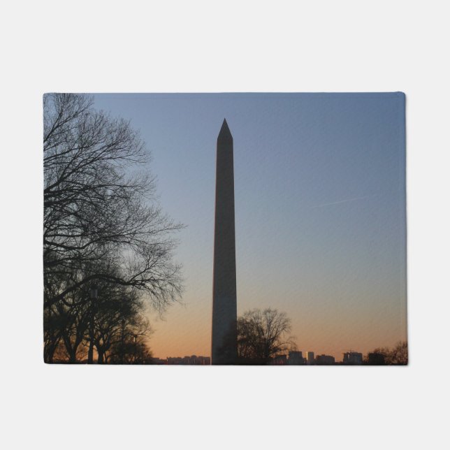 Paillasson Monument Washington au coucher du soleil à DC (Devant)