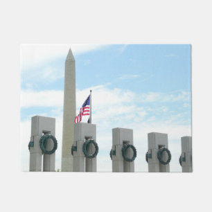 Paillasson Monument Washington et mémorial de la Seconde Guer