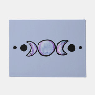 Paillasson Moon Phases MoonChild art purple