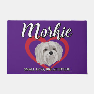 Paillasson Morkie - Petit chien, grande attitude - 3