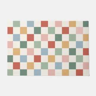 Paillasson Motif à carreaux
