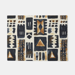 Paillasson Motif Abstrait en tissu de boue