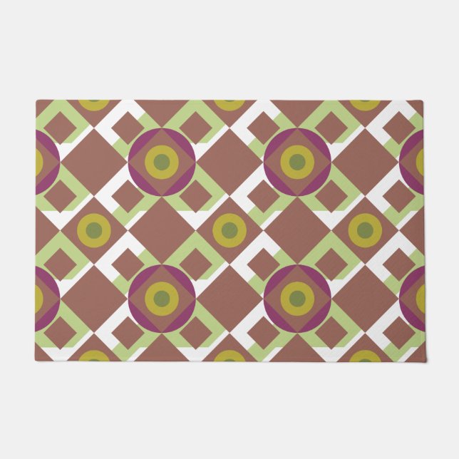 Paillasson Motif Abstrait Formes  (Devant)