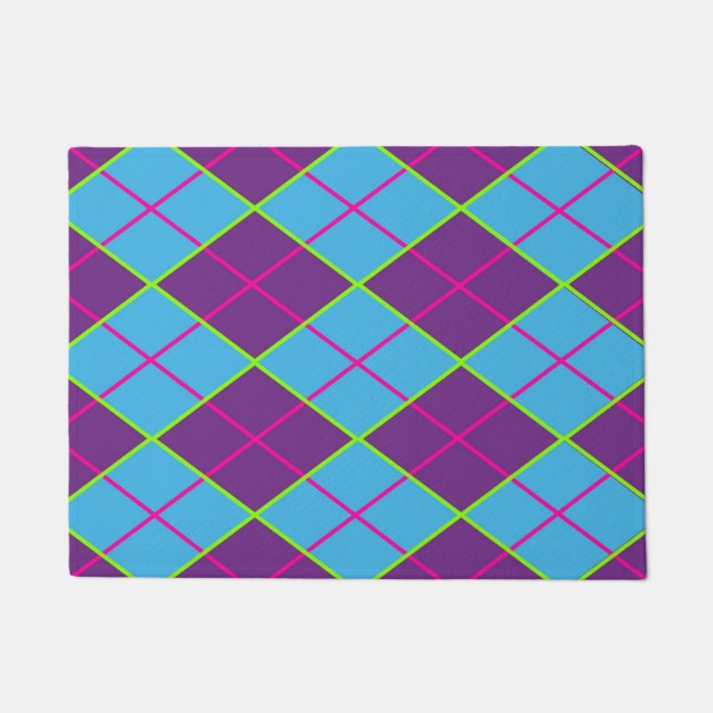 Paillasson Motif Argyle Classique (Devant)