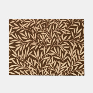 Paillasson Motif, brun et beige de saule de William Morris