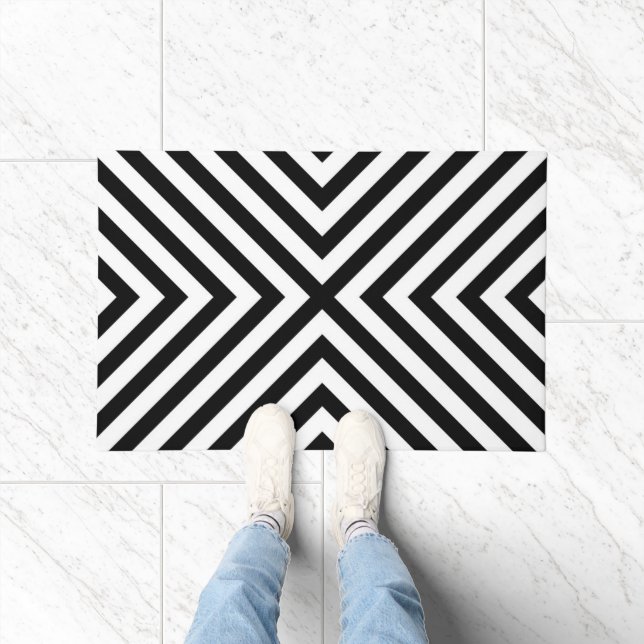 Paillasson Motif Chevron Abstrait moderne (Intérieur)