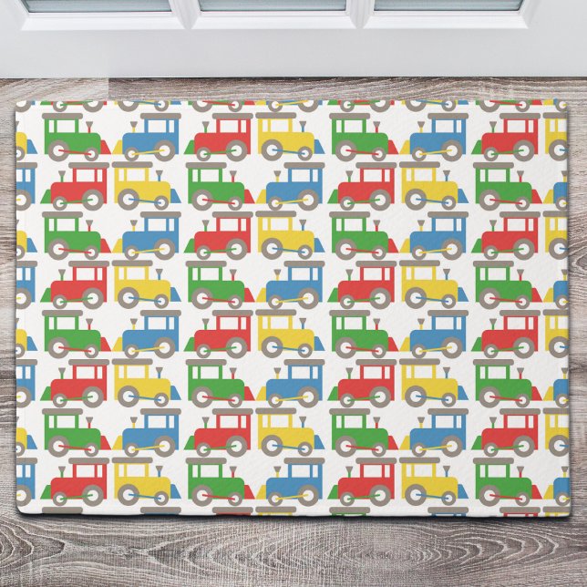 Paillasson Motif coloré des petits trains (Créateur téléchargé)
