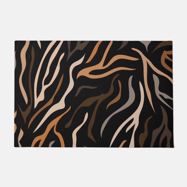 Paillasson Motif couleur tigre animal (Devant)